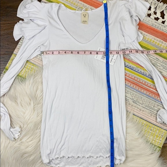 NWT We The Free Free People ruffle top small - Picture 4 of 5